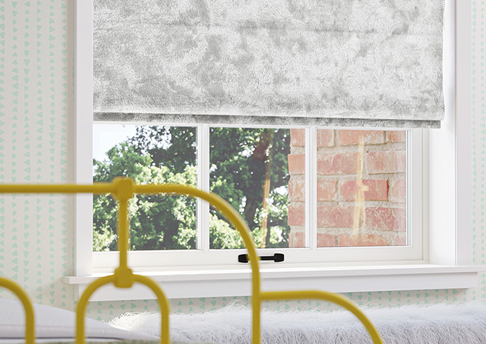 Cyrus Crushed Velvet, Shimmer - Twist&Fit Roman Blind - Image 5